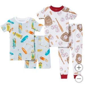 NWT 4 piece kids summer pajamas